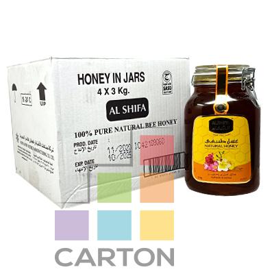 AL SHIFA NATURAL HONEY 4*3KG
